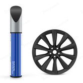 Lakier do felg do poprawek Tesla Model X- Naprawa odprysków na krawężnikach metodą DIY za pomocą farby poprawkowej w kolorze dopasowanym do podłoża