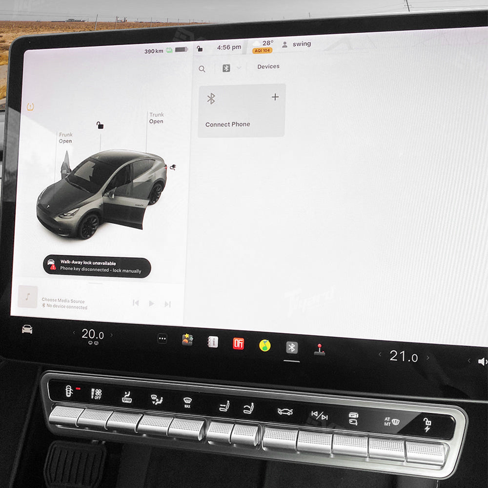 Model 3/Y Çok İşlevli Merkezi Kontrol Akıllı Kontrol Fiziksel Düğmeler Tesla