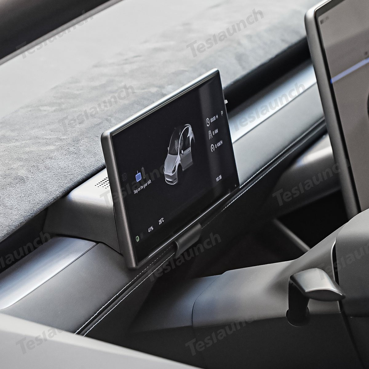 8.9'' Wireless CarPlay & Android Auto HUD for Tesla Model 3 Highland / Model Y Juniper - T-Launch