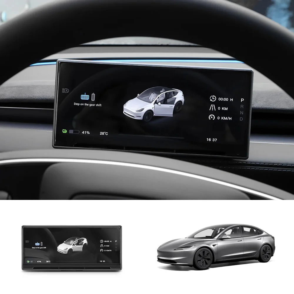 8.9'' Wireless CarPlay & Android Auto HUD for Tesla Model 3 Highland / Model Y Juniper - T-Launch