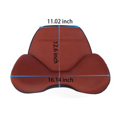 Cuscino di supporto lombare traspirante ergonomico in seta di ghiaccio-Si bene per tutte le auto