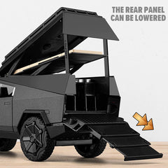 Cybertruck 1/24 Pickup Camping RV Samochód ze stopu metali Model