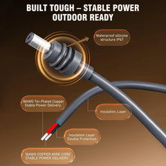 Starlink Mini DC Power Cable – Real-Time Voltage & Current Monitor