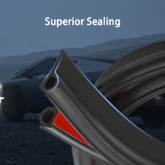 Car Door Seal Kit Wind Noise Reduction Accessories for Cybertruck