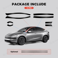 TPU tagstolpe sletningsfolie til Tesla Model Y Enebær 2025+