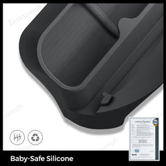 Multi-Function Steering Wheel Phone Mount & Glasses Holder for Tesla Model Y Juniper 2025+