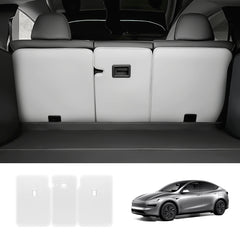 Protezione per schienale posteriore in pelle Nappa per Tesla Model Y Juniper 2025+