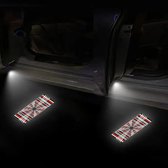 Proiettore di luci a quadri Model Luci di benvenuto per porte con luci di pozzanghera ultra luminose Tesla Model 3 anni S X (2 pezzi)