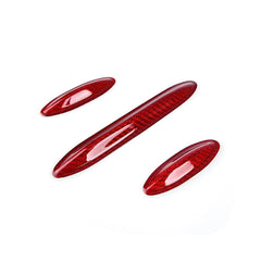 Tesla  Model 3/Y en fibre de carbone sans fil de charge console centrale couvercle décoratif (2021-2023)