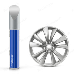 Ráfky kol retuš lak pro Tesla Model S- DIY oprava vyrážky na obrubníku pomocí barevně sladěné retušovací barvy