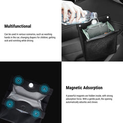 Model 3/ย/เอ็กซ์/S ถุงขยะติดเบาะรถยนต์ LED ถุงขยะติดเบาะรถยนต์ Tesla