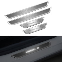 Protezione soglia porta illuminata per Tesla