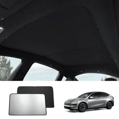 Split Nano Ice Crystal Glass Roof Sunshade for Tesla Model Y L 6-Seater 2026+