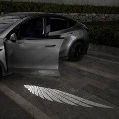 Angel Wing Side Mirror Welcome Projector Light for Tesla Model Y Juniper 2025+