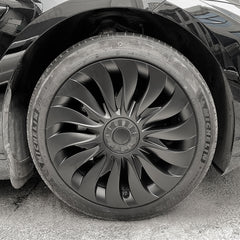 غطاء كامل لمحور العجلة من طراز Storm Style Tesla 2024 Model 3 عجلات هايلاند مقاس 18 بوصة (4 قطع)