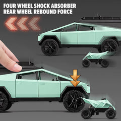 Cybertruck 1/24 Pickup Camping RV Samochód ze stopu metali Model