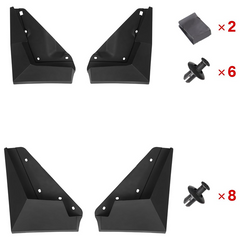 Kit de para-lamas dianteiro e traseiro TPE para-lamas OEM para Cybertruck (4 peças)