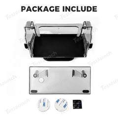 Under Central Control Screen Hidden Storage Box with Tray for Tesla Model Y Juniper 2025+