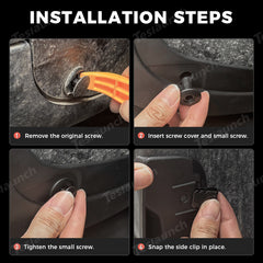 No-Drill Front & Rear Fender Mud Flaps for Tesla Model Y Juniper 2025+(4 PCS)