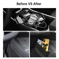 Model Accesorii pentru cutie de depozitare organizator lateral pentru consola centrală Y (1 pereche) (2021-2024)