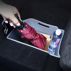 Model X Trunk กล่องเก็บของซิลิโคนด้านล่างซ้ายสำหรับ Tesla