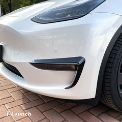 ABS Front Bumper Fog Light Trims for Tesla Model Y 2020–2024