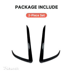 ABS Front Bumper Fog Light Trims for Tesla Model Y 2020–2024
