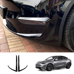 ABS Front Bumper Fog Light Trims for Tesla Model Y 2020–2024