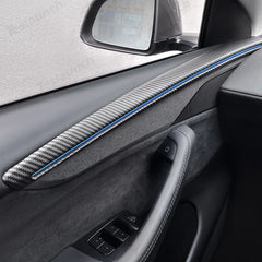 ABS Interior Door Panel Upper Trim Covers (4PCS) for Tesla Model Y Juniper 2025+