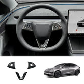 ABS Steering Wheel Trim Cover Kit for Tesla Model YL 2026+