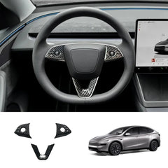 ABS Steering Wheel Trim Cover Kit for Tesla Model YL 2026+