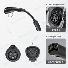 NAK'lar/Tesla J1772 Adaptör Şarj Bağlantı Kablosu