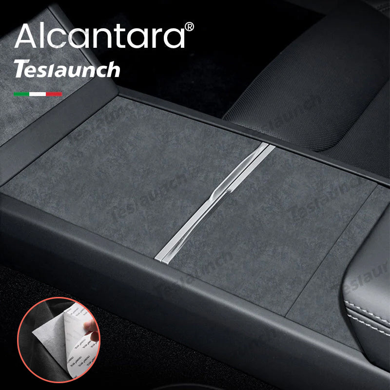 Alcantara Center Console Sticker Cover For 2024 Model 3 Highland – TESLAUNCH