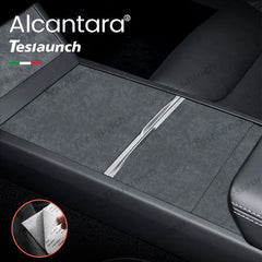 Alcantara Center Console Sticker Cover for Tesla Model Y Juniper 2025+