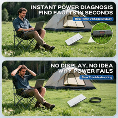 12V to 24V DC Step Up Converter with 60W Car Cigarette Lighter Adapter for Starlink Mini