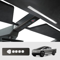Capa de acabamento para luz de leitura em fibra de carbono genuína. Tesla Cybertruck