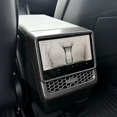 Rear Center Console Air Vent Cover & Lower Kick Panel Protector for Tesla Model Y L 2026+