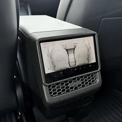 Rear Center Console Air Vent Cover & Lower Kick Panel Protector for Tesla Model Y L 2026+