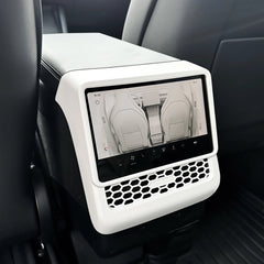 Rear Center Console Air Vent Cover & Lower Kick Panel Protector for Tesla Model Y L 2026+