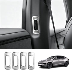 Stainless Steel B & C-Pillar Air Vent Trim Covers for Tesla Model Y L 2026+ - T-Launch