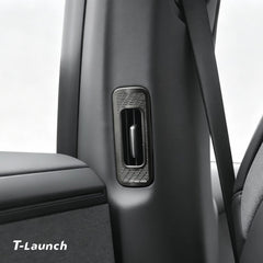 Stainless Steel B & C-Pillar Air Vent Trim Covers for Tesla Model Y L 2026+ - T-Launch