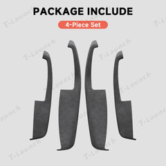 Alcantara Door Armrest Cover for Tesla Model Y Juniper 2025+