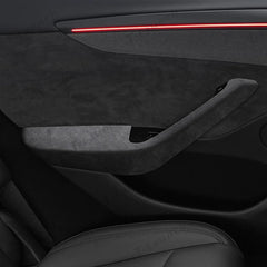Alcantara Door Armrest Cover for Tesla Model Y Juniper 2025+