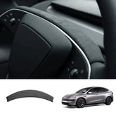 Alcantara Steering Wheel Strip Cover for Tesla Model Y L 2026+