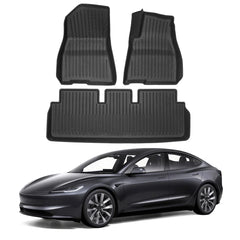 All Weather TPE Floor Mat for Tesla 2024+ Model 3 Highland