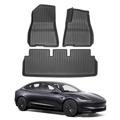 All Weather TPE Interior Floor Mats Cargo Liners Set for Tesla Model 3 Highland Standard 2025+