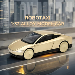 1:32 Cybercab Robô Autónomo em Liga Metálica Fundida Model Carro