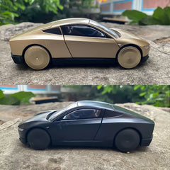 1:32 Cybercab Robô Autónomo em Liga Metálica Fundida Model Carro