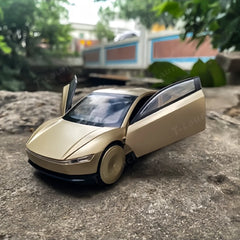 1:32 Cybercab Robô Autónomo em Liga Metálica Fundida Model Carro