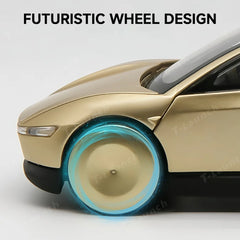 1:32 Cybercab Robô Autónomo em Liga Metálica Fundida Model Carro